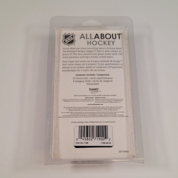 All About Hockey Trivia Game - Picture 2 of 2